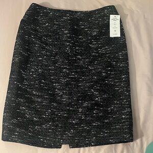 Tahari Black and White Pencil Skirt
